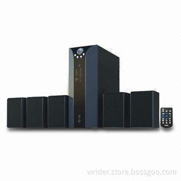 5.1-channel Computer Speakers with Remote Control and SD Card Reader Function